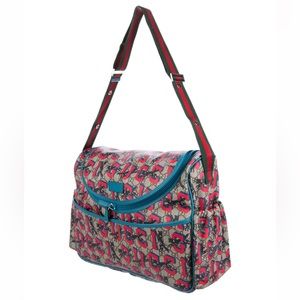 NEW Gucci Kids’ GG Supreme Wolf Diaper Bag / Mama’s Bag